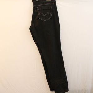 Black Straight Leg Jeans